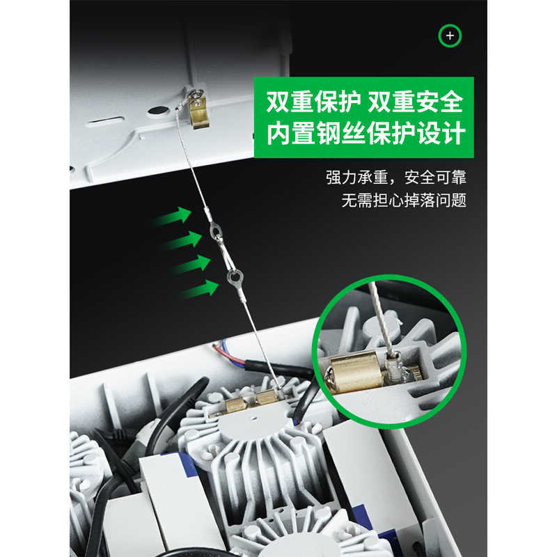 Downlight luminaria delgada iluminación de sala de estar pasillo lámpara de rejilla tienda club dormitorio sin lámpara principal lámpara zhongshan 406L