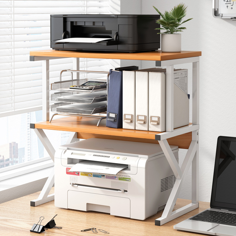 Printer Rack Floor-standing Multi-layer Storage Shelf Office Desktop Storage Rack Printer Storage Cabinet