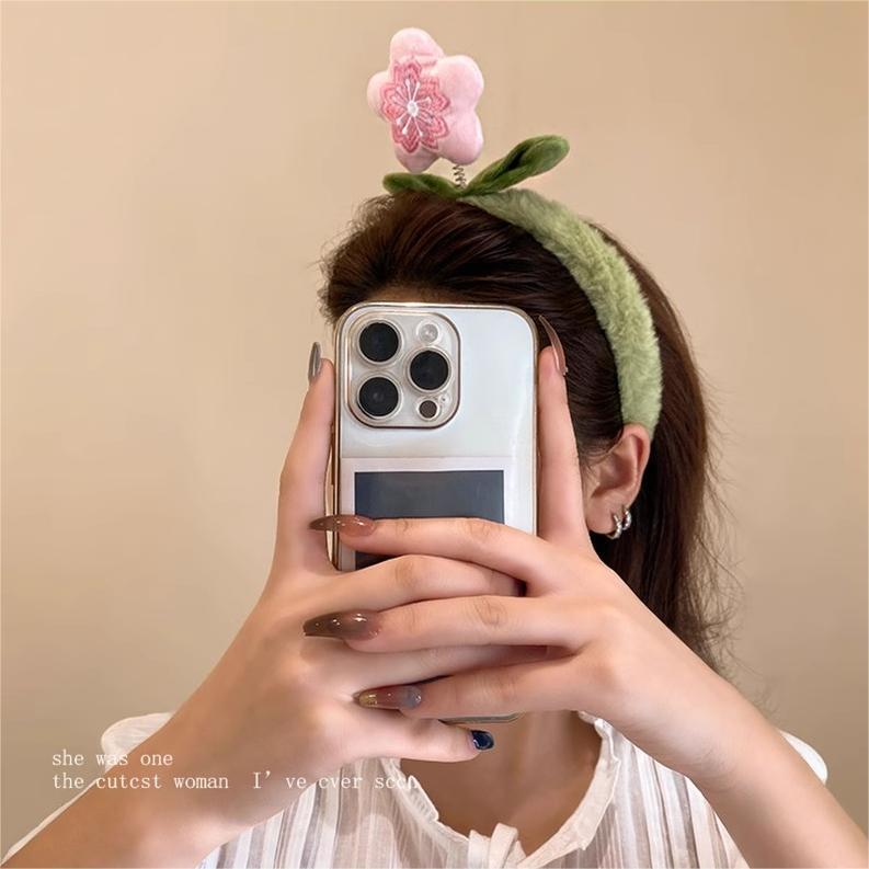 可爱扭扭棒大眼仔洗脸发箍女2025新款搞怪可爱氛围感趣味拍照头饰|undefined