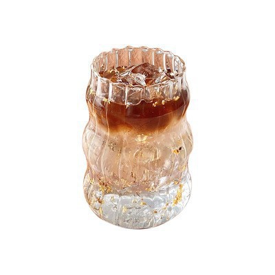 Gordo té de leche nubes tazas de vidrio de alto silicio copas de vidrio con cubierta para niñas caseras tazas de café de paja set