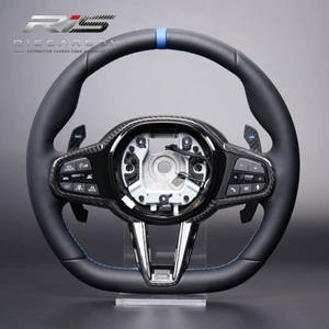 CS full leather blue label carbon frame 5au steering wheel compatible with BMW G20G30G05G01G22G11 vibration heating ACC