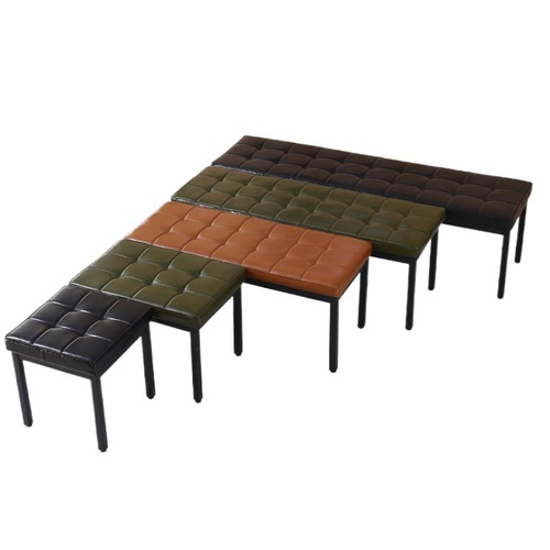 Office chair sofa long bench narrow shoe changing makeup square minimalist dressing room nail salon home iron J^