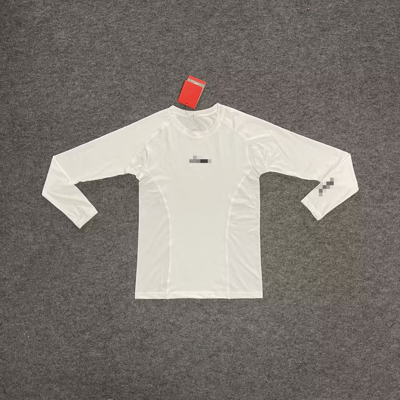 Men's long-sleeve compression shirt, high elasticity, quick-drying, breathable, suitable for all seasons, close-fitting base layer, customizable with logo Men's long-sleeve compression shirt, high elasticity, quick-drying, breathable, suitable for all seasons, close-fitting base layer, customizable with logo