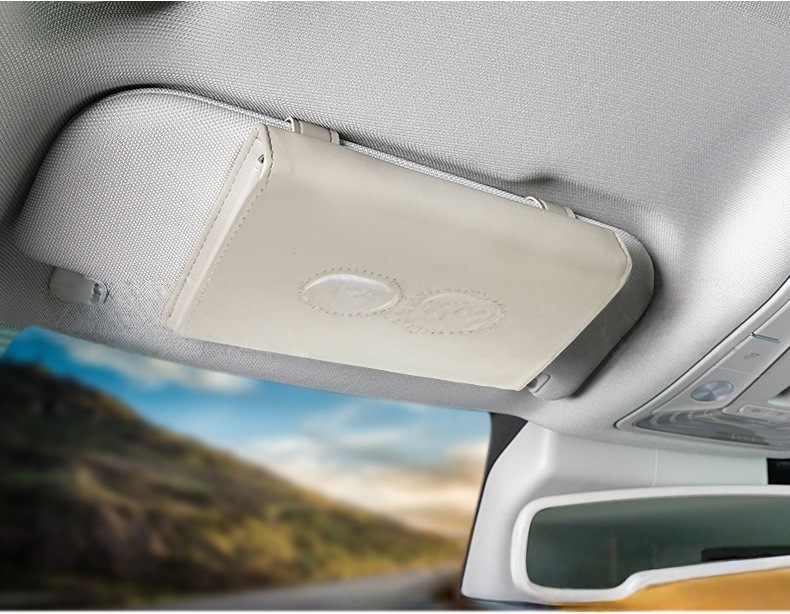 Car Sun Visor Tissue Box, Car Seat Back Hanging Tissue Box, Car Clip-On Sunroof Sunshade Tissue Box Holder