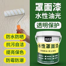 水性罩面漆透明光油墙面防水清漆乳胶漆罩光漆墙绘地面保护外墙漆