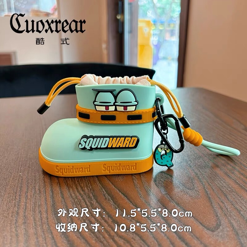 人気の正規品認定スポンジボブレインブーツミニ収納袋小銭入れかわいいファットスターバッグペンダント|undefined
