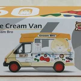 1:64 香港忌廉哥 肥猫 IceCreamVan 冰淇淋餐车 货车 汽车模型