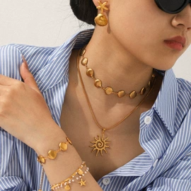 项链;戒指;耳环