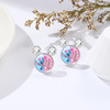 Cross -border cartoon Starborn Baby Stick Time Gem Studge Stitch Mickey Mickey Head Style Earrings