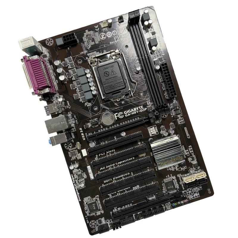Подходит для настольной материнской платы Gigabyte GA-H81M-D3 чипсет H81 1150-контактная память DDR3 MATX