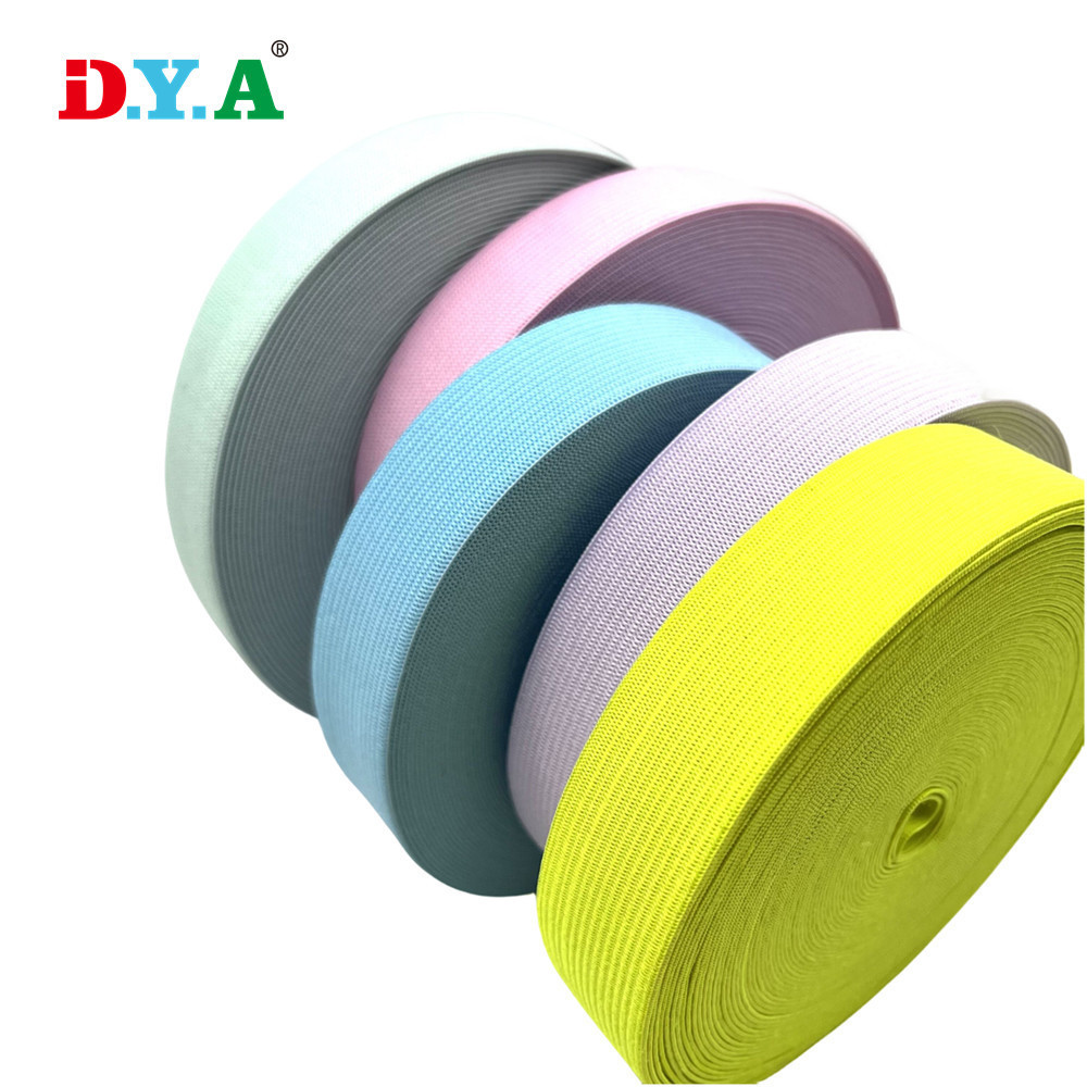 现货苏州厂家批发钩边彩色松紧带加厚内衣内裤腰带腰头弹力松紧带