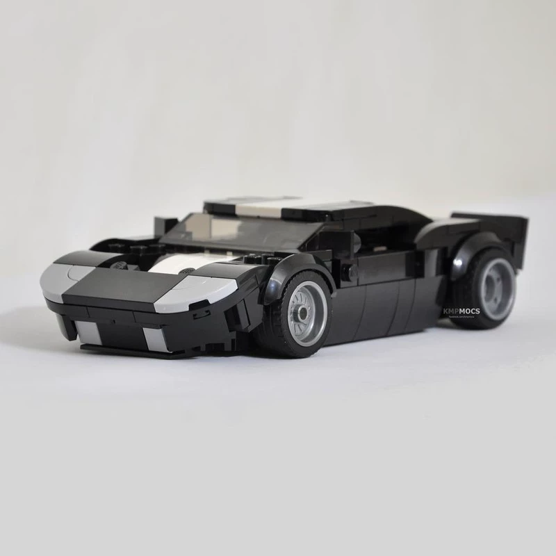Глобальная MOC небольшие детали, конструктор 31305-GT2005 гоночная модель совместима с speed champion LEGO