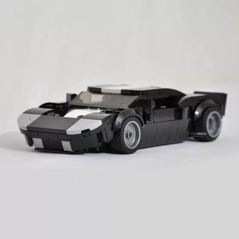 Глобальная MOC небольшие детали, конструктор 31305-GT2005 гоночная модель совместима с speed champion LEGO