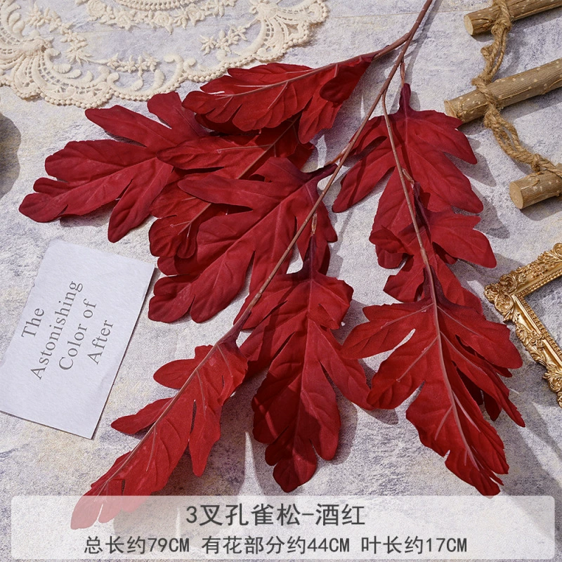 Fujiao New Year Flower Material Wholesale Simulation Flower Winter Qing You Gali Pomegranate Persimmon DIY Materials