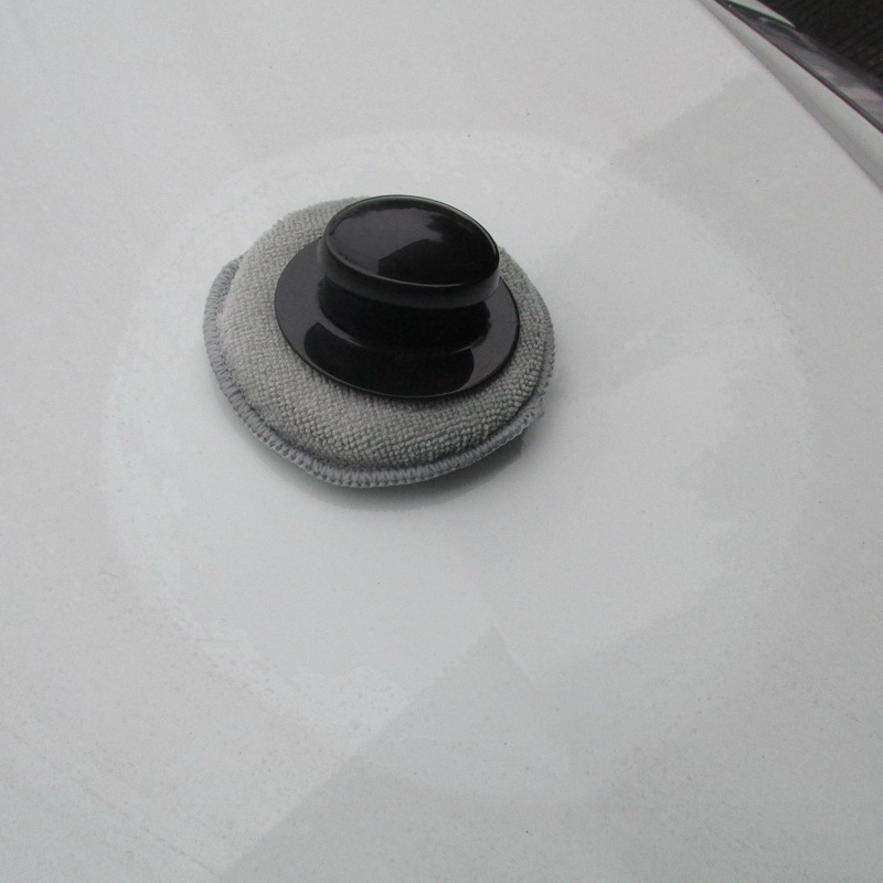 5インチワックスハンドル丸餅自動車研磨メッキスポンジワックス洗車スポンジブロック車清掃用品|undefined