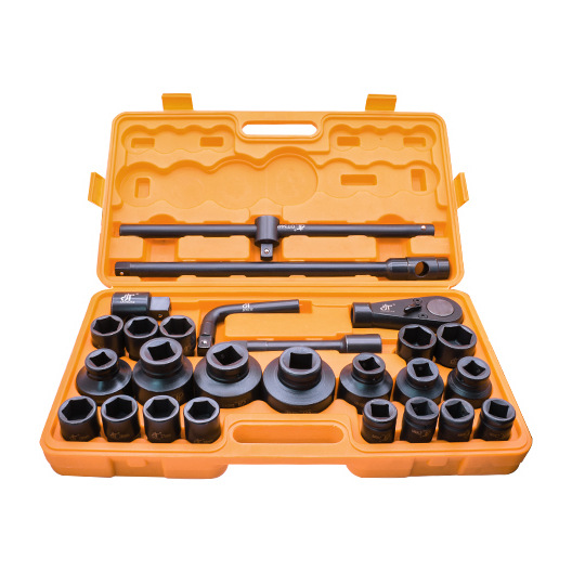 厂家供应26PCS重型套筒 3/4套装(六角)  3/4气动套筒组