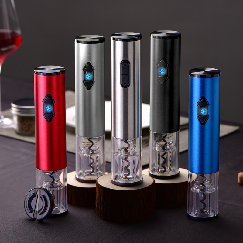 Kelitong abridor de botellas de vino clásico de acero inoxidable automático abridor de botellas de vino eléctrico conjunto de vino transfronterizo en stock