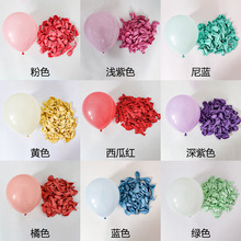 马卡龙气球 10寸2.2马卡龙 生日派对婚庆布置圆形乳胶马卡龙气球