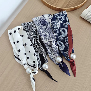 Silk Scarf for Women 2025 New Square Scarf with Shirt Scarf Spring Neck Scarf High-End Popular Fashion Neck Accessories