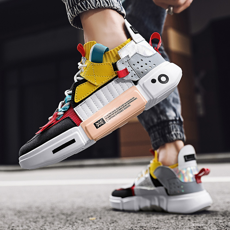 Buty sportowe dla par, duże rozmiary transgraniczne buty sportowe A J, codzienne buty do koszykówki, modne tenisówki transgraniczne, modne buty męskie i damskie_voghion.com