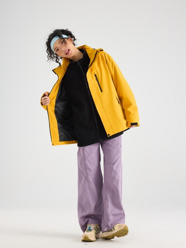 新款冲锋衣摇粒绒内胆保暖可定制LOGO冬季现货服装男女连帽登山服|undefined
