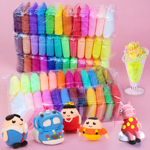 Children's Ultra-Light Clay Safety Colored Clay Rubber DIY Handmade Full Set of Tools Wholesale Space Rubber Clay