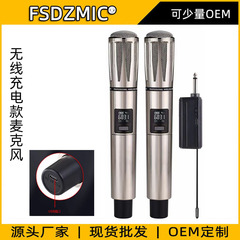 New Dual-Channel Wireless Microphone, Stage Performance Home Audio Professional Karaoke Entertainment True UHF