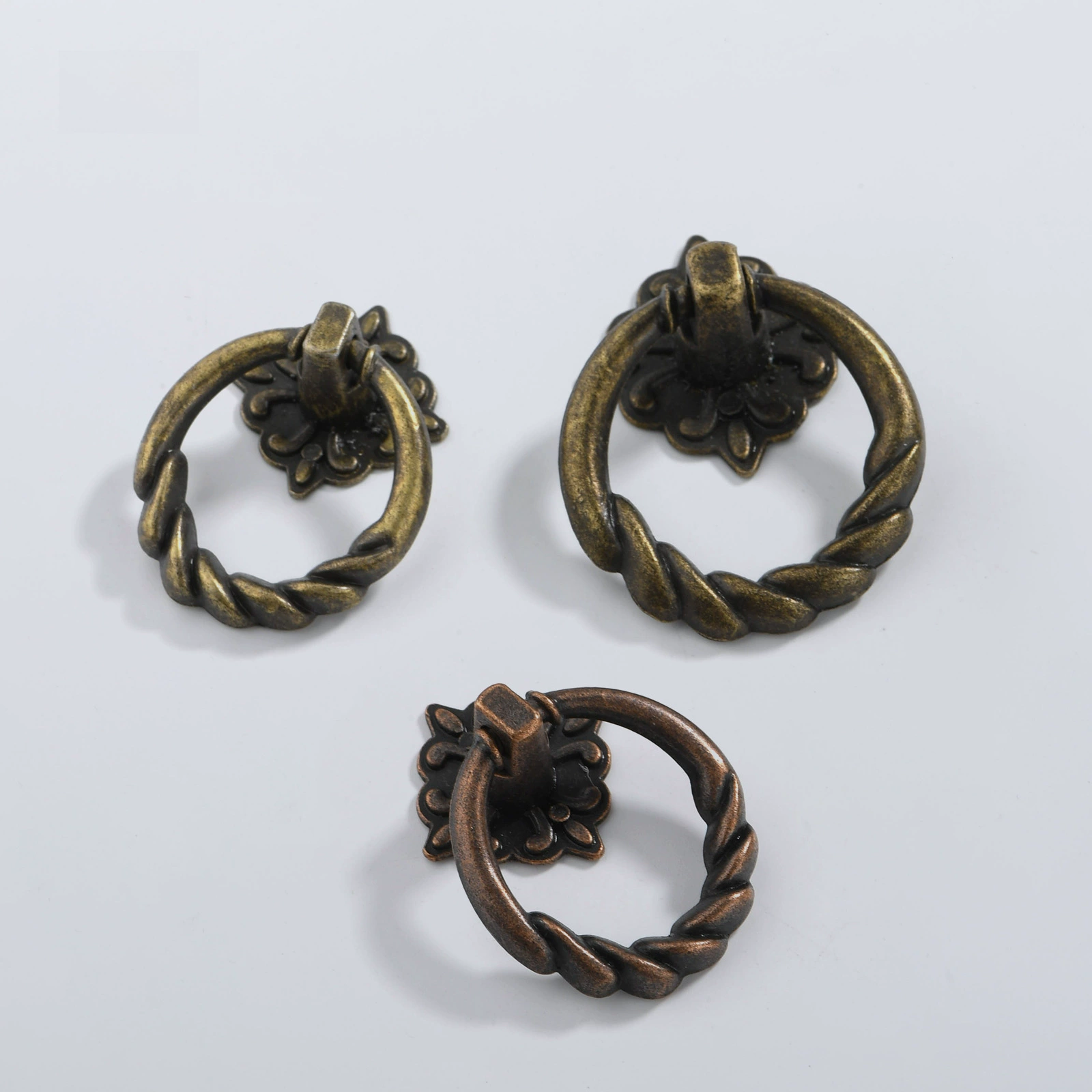 Antique retro bronze ring, furniture, European style