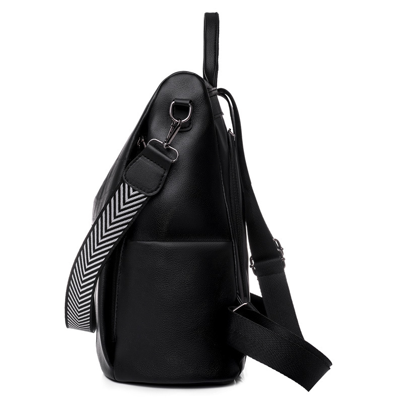 Comercio exterior nuevo estilo 2022 casual cuero suave mochila antirrobo mujer simple y versátil de gran capacidad mochila de viaje de doble uso