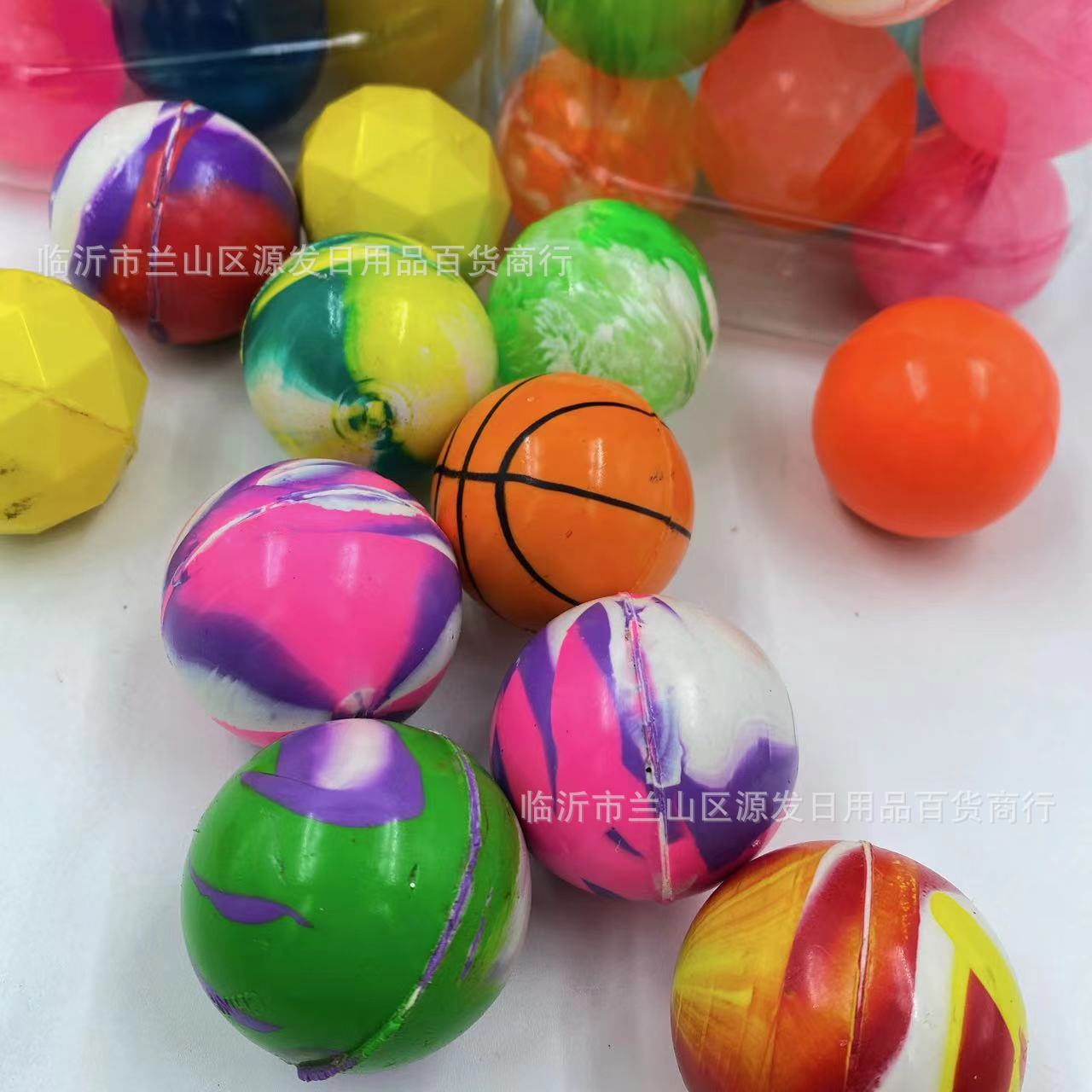 Pelota de rebote de goma Bola de salto sólido espalda Paddle relleno de juguetes para mascotas para niños máquina de giro al por menor especial