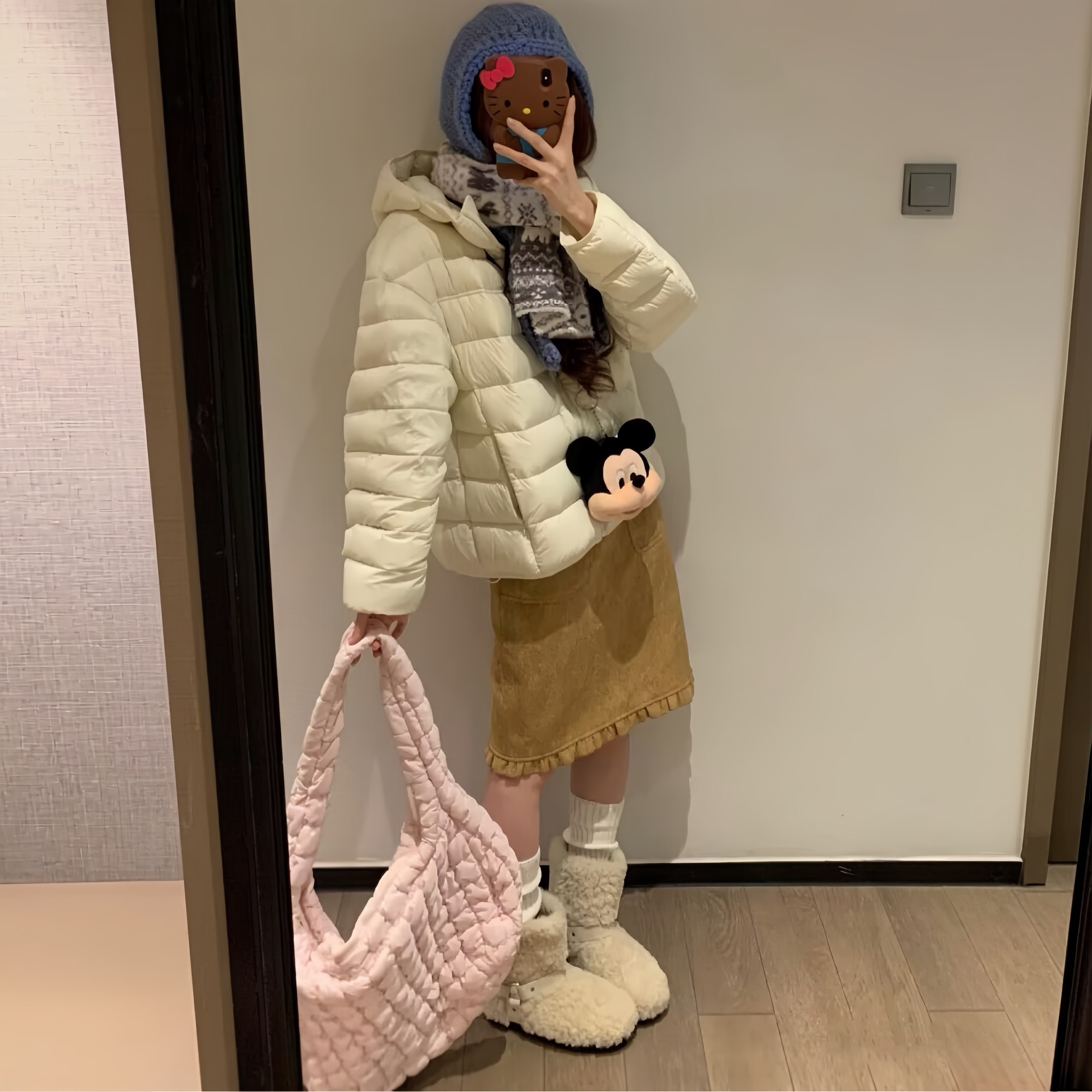 轻薄款排骨羽绒棉服女巨好看的冬装短款棉袄2026冬季新款韩系外套