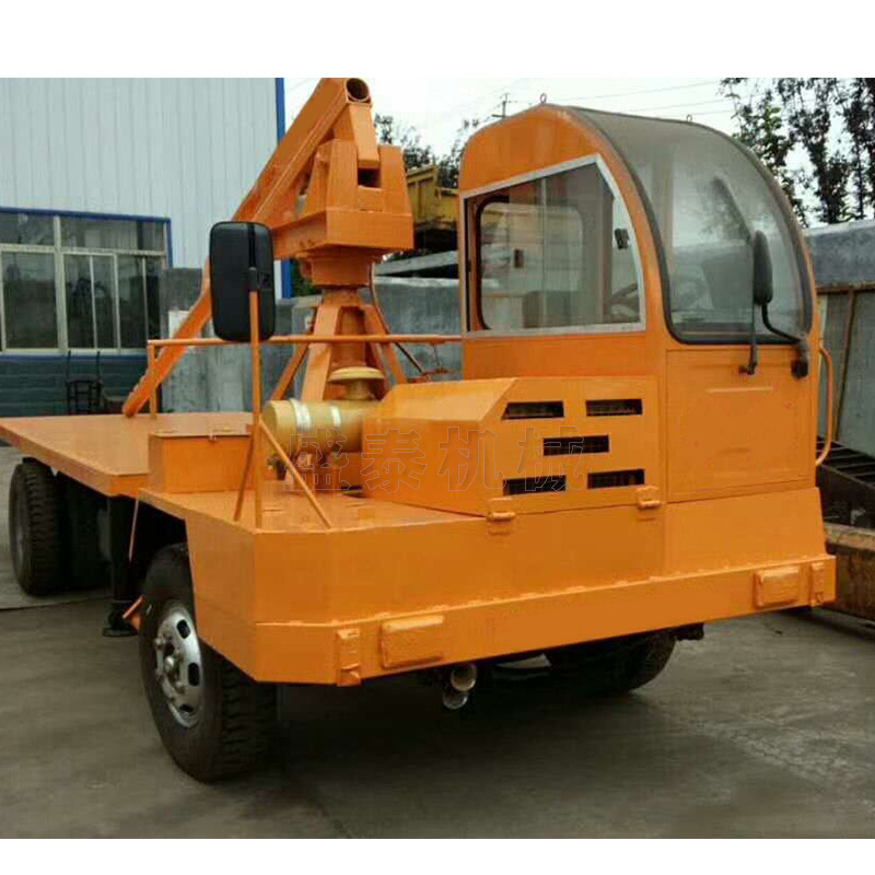 建筑工程楼板装卸车 柴油工程搬运车建筑楼板四驱随车吊运输车