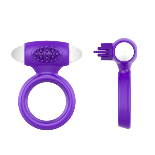 Pleasing vibrating ring, vibrating semen locking ring for men and women, wholesale of adult sex products