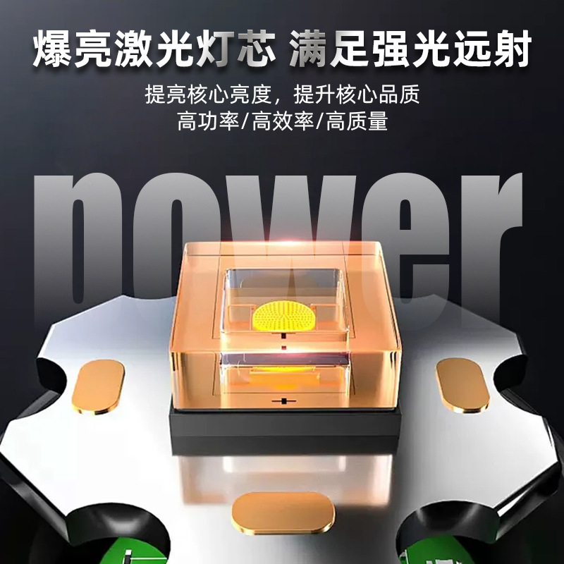 超長時間持続する屋外用強力懐中電灯、超高輝度、長距離照射、電池残量表示、LED、屋外用充電式、伸縮ズーム機能付き|undefined