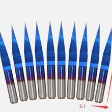 3.175平底尖刀 量大详谈 雕刻机刀具电脑雕刻刀批发工厂  厂家