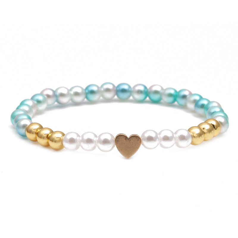 El Comercio exterior transfronterizo europeo y americano colorido circón codo pulsera de cuentas de piedra esmerilada de piedra de ojo de tigre DIY pulsera de cuentas