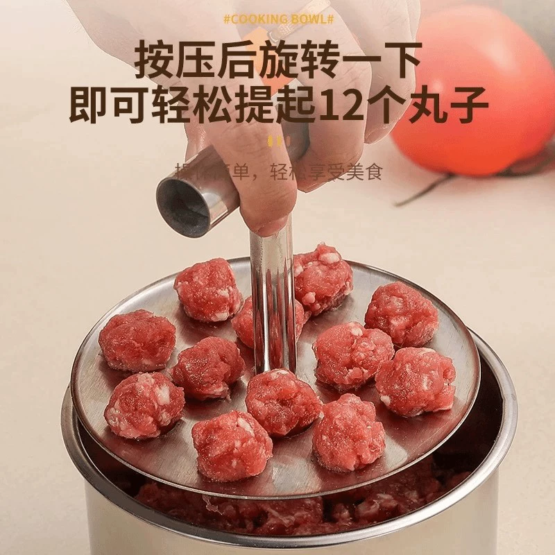 Новое мясной шарикер бытового кухонного stall изготовление суши шарики для рыбы ручной пресс быстрого изготовления шариков