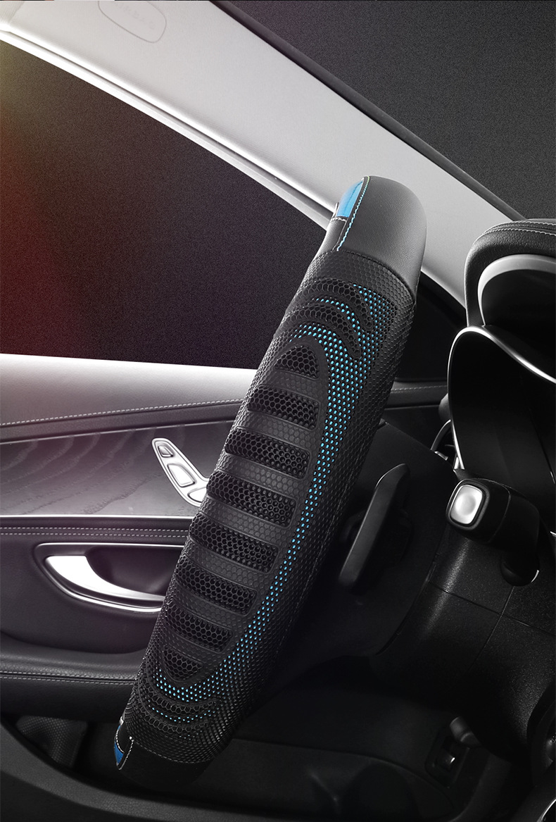 Four-Season Universal Honeycomb Sports Handlebar Cover, Steering Wheel Cover, Car Anti-Slip Modification Set, Cross-Border Tiktok Dropshipping