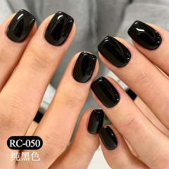 Xiaoying マニキュア - ブラックマニキュアジェル、ピュアブラック、人気の多用途ソリッドカラー、2025 新しいネイルサロン限定