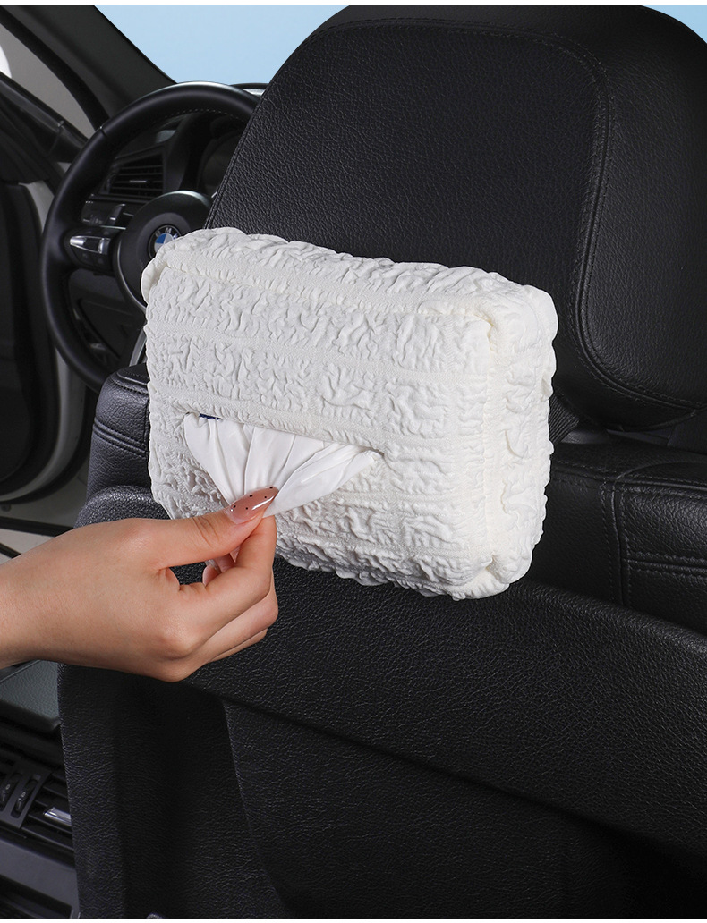 Car Tissue Box, Car Dashboard Tissue Box, Hanging Car Tissue Box, Creative Cute Decoration for Women