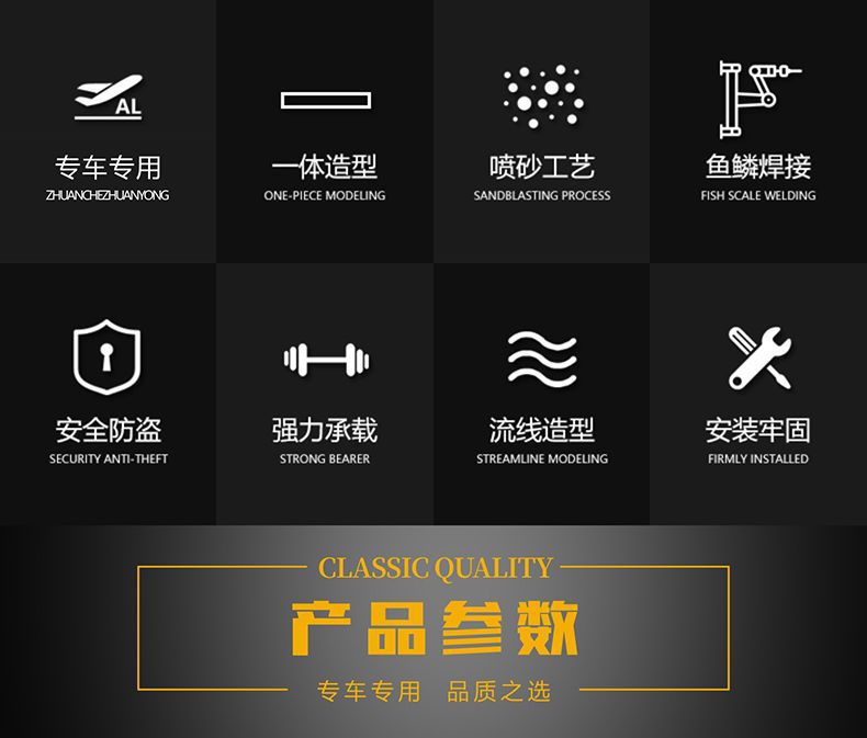 Off-Road Suv Roof Rack Luggage Frame Car Shelf Roof Frame Free Crossbar Load-Bearing Travel Rack Basket Modification