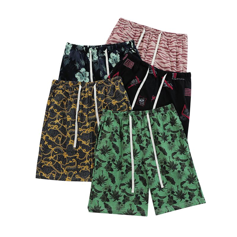 Spring and Summer Men's Thin Cotton Shorts Large Size Loose Home Pants Pajama Pants Air Conditioning Casual Pants