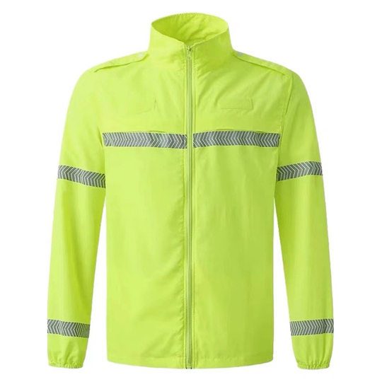 New reflective sun protection clothing summer breathable Road Administration construction shirt property security guard duty long sleeve skin coat