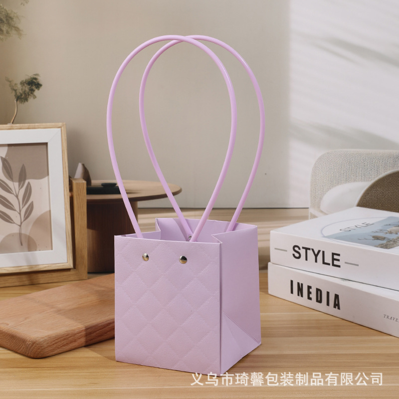 Caja Portátil para Flores de Cartón Blanco Impermeable para Arreglos Florales image 33