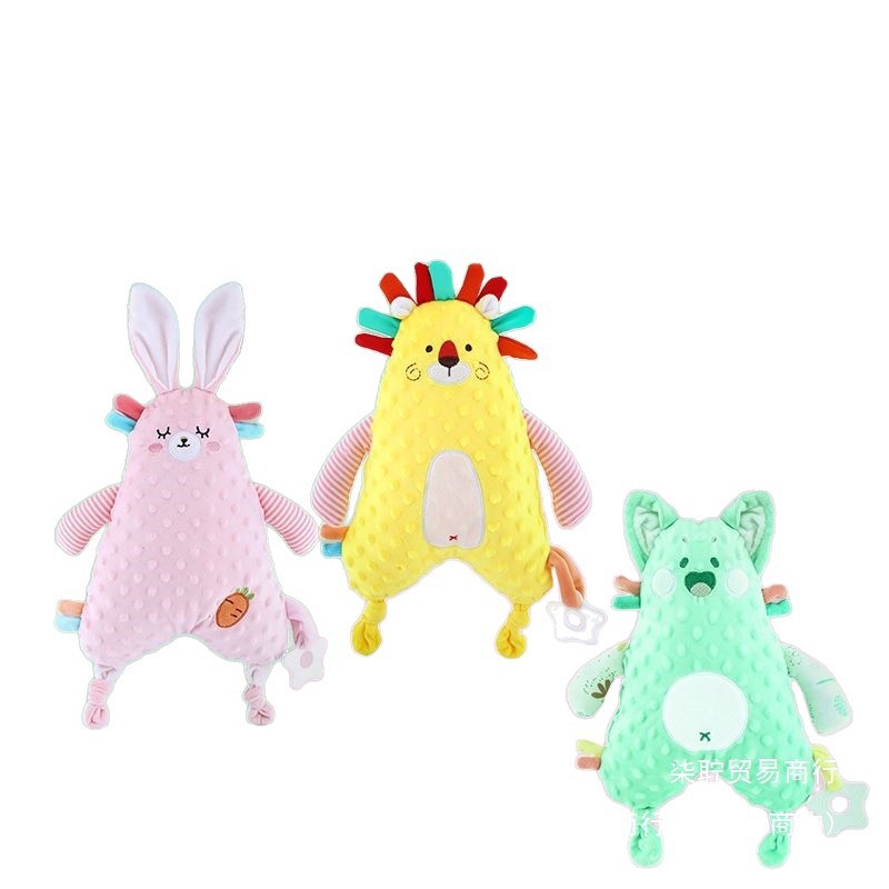 Toallas para bebés recién nacidos que se pueden roer y lavar para bebés de 0 - 1 años de edad muñeca para dormir tela de juguete