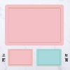 Two-color rounded square pink + light blue