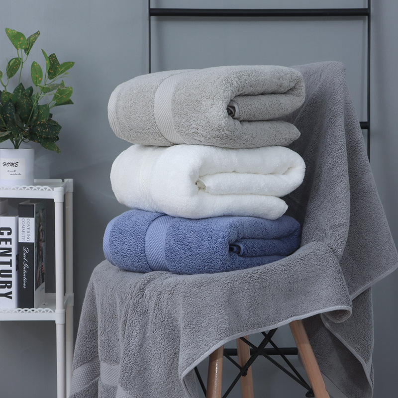 Five-star hotel special bath towel 800g high-end household bath towel cotton class a absorbent thick large bath towel wholesale