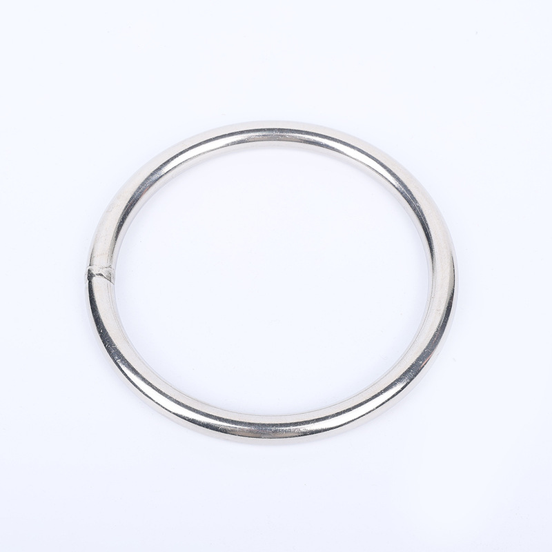 ✅304不锈钢圆环无痕实心焊接吊环O型钢环渔网拉环吊床连接无缝钢