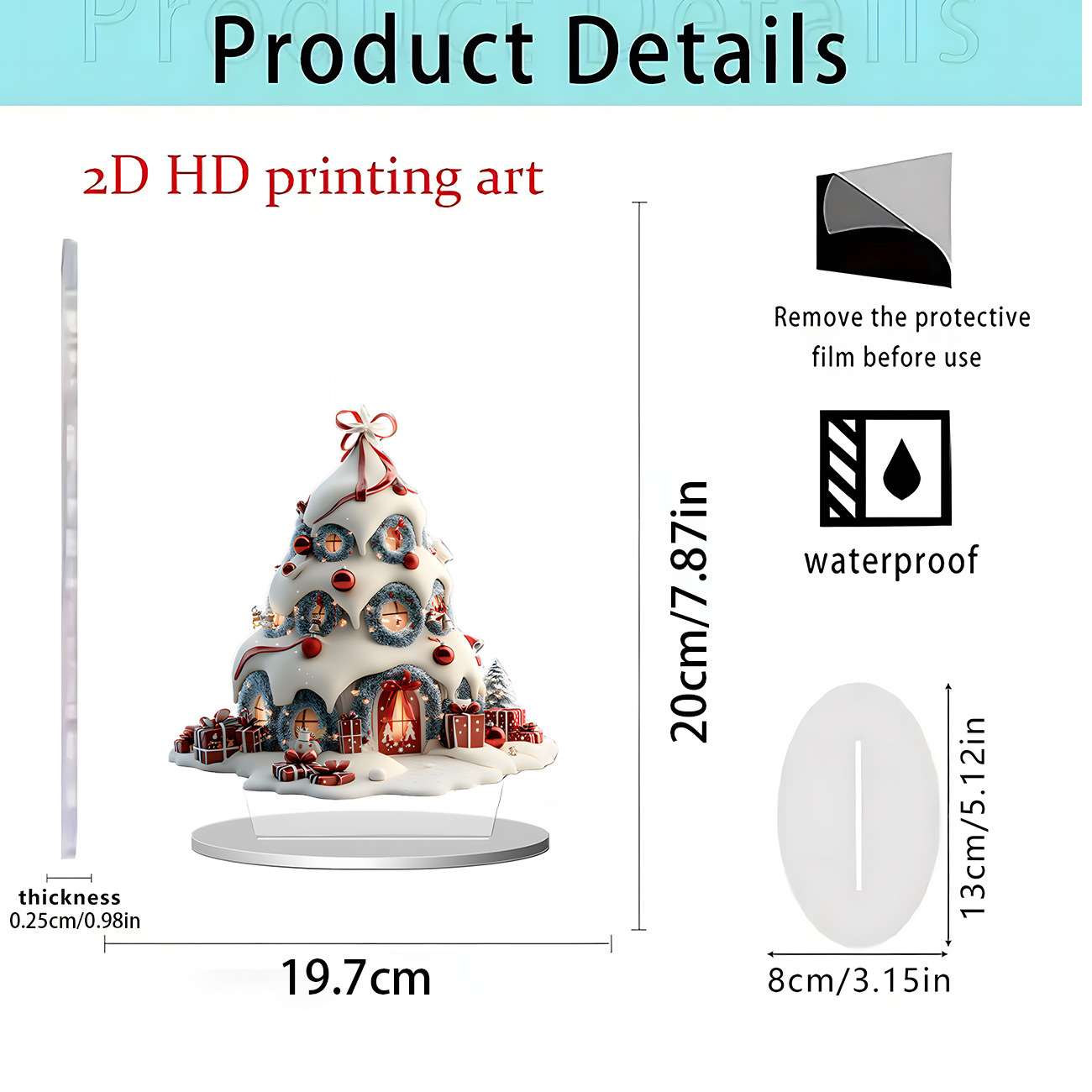 2026 nuevos productos transfronterizos Navidad Hot Sale Festival creativo temporada atmósfera decoración artesanía acrílica 2D image 15
