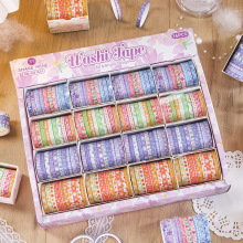 小麦青春和纸胶带套装极细边框分割线手帐装饰素材基础边框拼贴纸